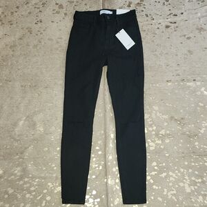 Carly Jean Los Angeles Black Skinny Jeans High-Waisted